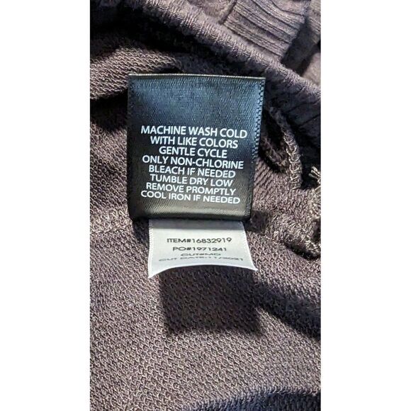 Torrid Womens Size 00 M/L Ruffle Sweatshirt Lightweight French Terry Lotus Grey - Picture 8 of 9